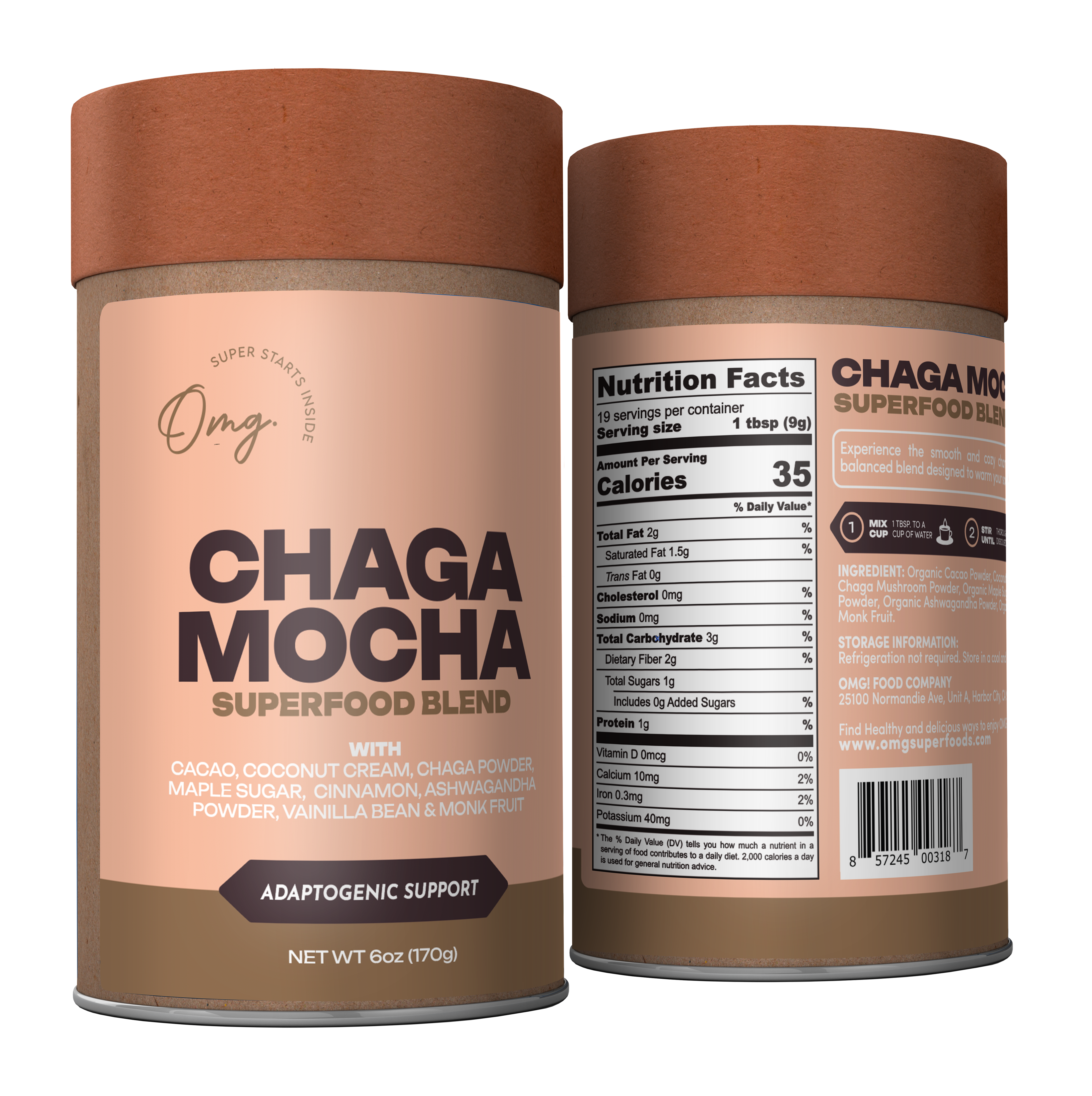 Organic Chaga Mocha Superfood Blend