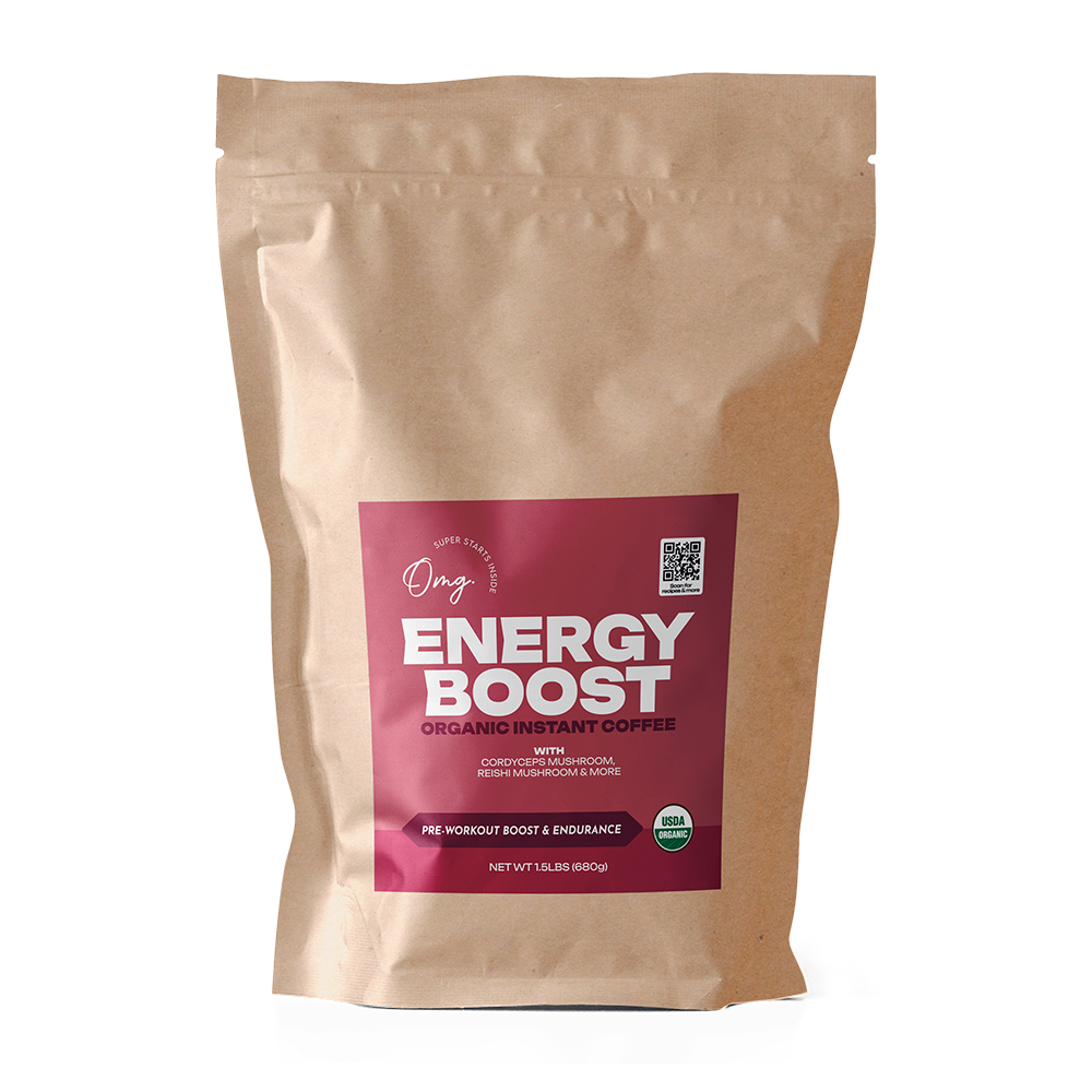 Organic Energy Boost Instant Coffee -  Bulk 1.5lbs
